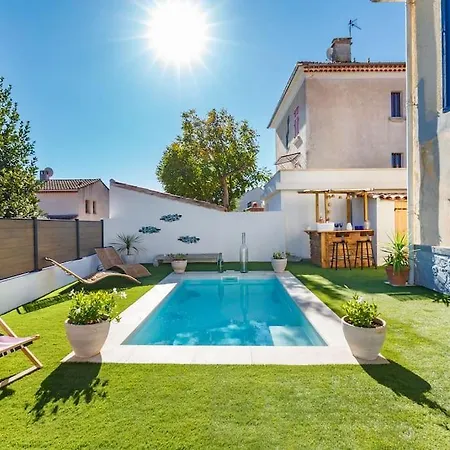 Villa Climatisee, Piscine, Plages 8mn A Pied